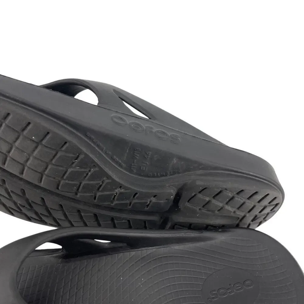 OOFOS OOriginal Recovery Sandal Black Mens Size 11 W 13 Fitness Comfort Dadcore